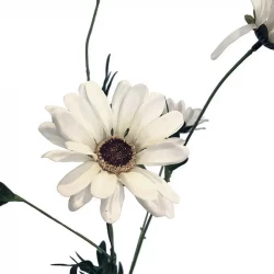 Marguerit m 4 blomster, 78cm, kunstig blomst