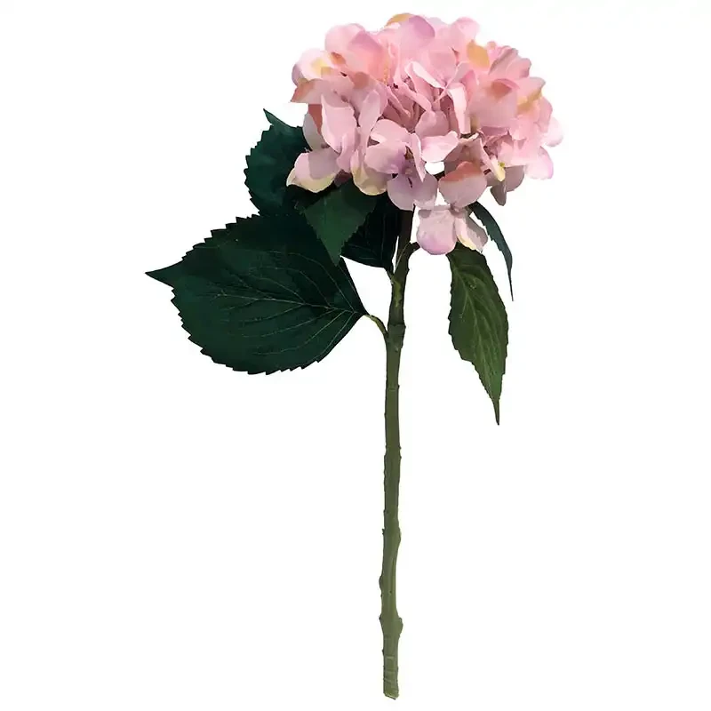 Hortensia, 48cm Lyserød, kunstig blomst