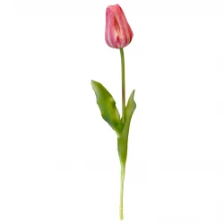 Tulipan, pink, 48 cm, kunstig blomst