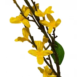 Forsythia gren, 123cm, kunstig gren