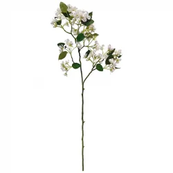 Blomstergren, 90cm, hvid, kunstig blomstergren