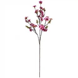 Rosenmyrte gren, lyserød, 84cm, kunstig blomst