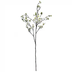 Rosenmyrte gren, creme, 105cm, kunstig blomst