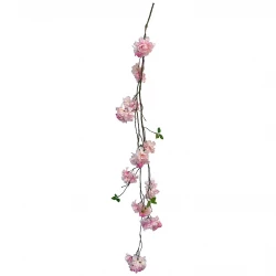 Kirsebærblomst ranke, lyserød, 120cm, kunstig Blomst
