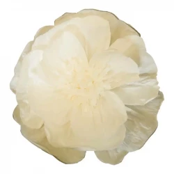 Papirsblomst, hvid, Ø60cm. kunstig blomst