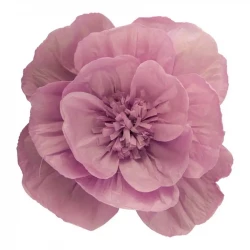 Papirsblomst, lilla, Ø30cm, kunstig blomst