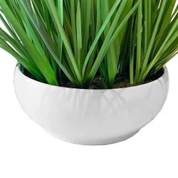 Græs i krukke m. pampas, 38 cm, kunstig plante