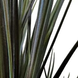 Græs i sort potte, 115cm, UV, kunstig græs