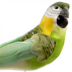 Fugl på 18cm pind, 23cm grøn, kunstig fugle