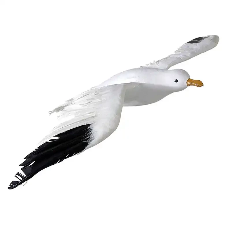Måge, flyvende, 75cm, kunstig fugl
