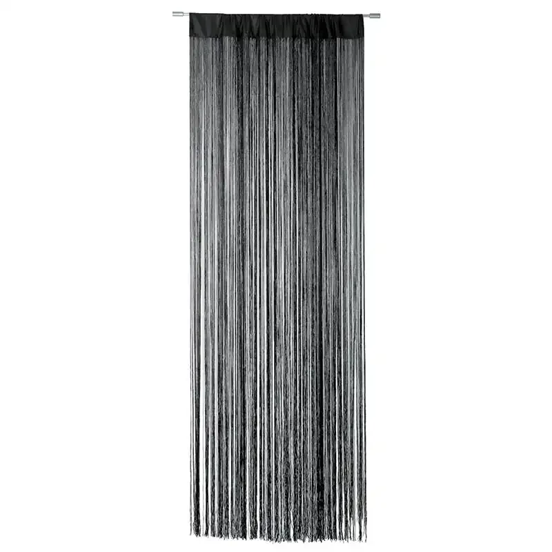 Niagara Trådgardin / Dørgardin / Fluegardin, 90x200cm sort