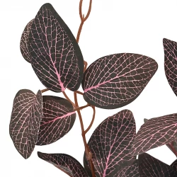 Fittonia, pink, 54cm, kunstig plante