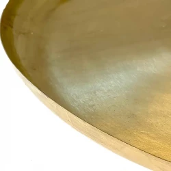 Fad, metal, antik guld, 28 cm