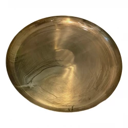 Fad, antik guld, metal, 48 cm 
