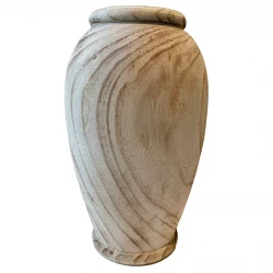 Vase, paulownia træ, Ø18cm