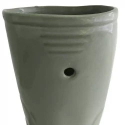 Gummistøvle vase i porcelæn, 29cm, hul til ophæng