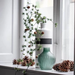 Vase med krakeleret overflade, 43cm