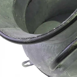 Hængende zink krukke, mælkejunge, 31 cm