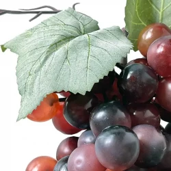 Vindrueklase, 90stk, 25cm, rød, kunstig frugt