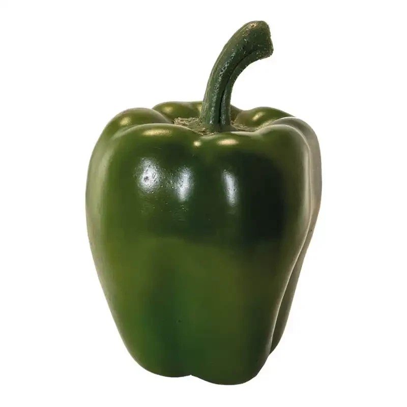 Peberfrugt, grøn,kunstig mad