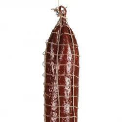 Spegepølse / Salami med net, kunstig mad