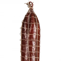 Spegepølse / Salami med net, kunstig mad