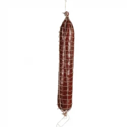 Spegepølse / Salami m net, 25cm, kunstig mad