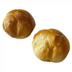 Lyse boller, 2 stk, kunstig brød