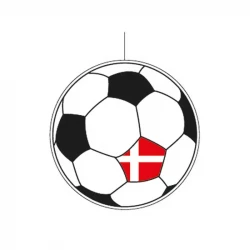 Fodbold til ophæng, Dannebrog, 28cm