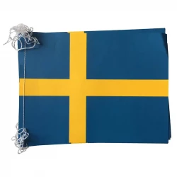 Flagranke, Sverige, 10 flag 4,5 m 20x27 cm