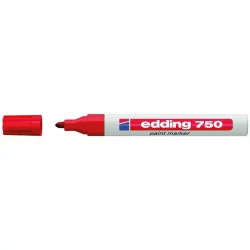 Edding-marker 750 tusch, rød, permanent marker