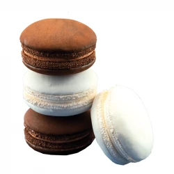 Macarons, Ø10cm. 4 stk. /pakke, kunstig mad