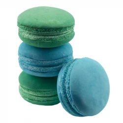 Macarons, Ø10cm. 4 stk. /pakke, kunstig mad