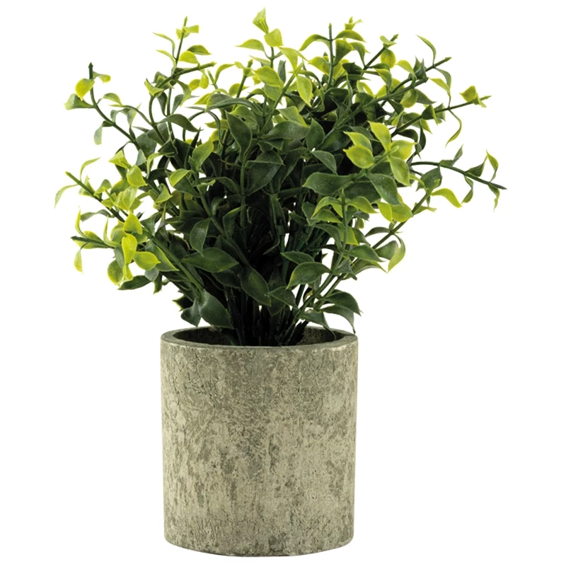 Grønt i potte, 20cm, kunstig plante