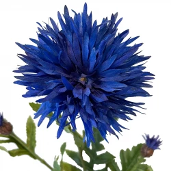Kornblomst, blå, 100cm, kunstig blomst