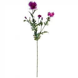 Kornblomst, pink, 100cm, kunstig blomst