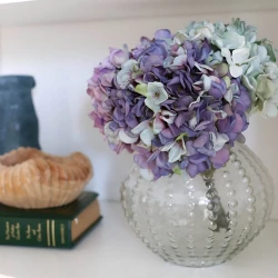 Hortensia buket, lavendel/ blå, kunstig Blomst