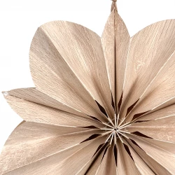 Papirblomst, Ø20cm, beige, kunstig blomst