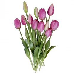 Tulipan gaveæske, 40cm, 12 stk/æske, kunstige blomster