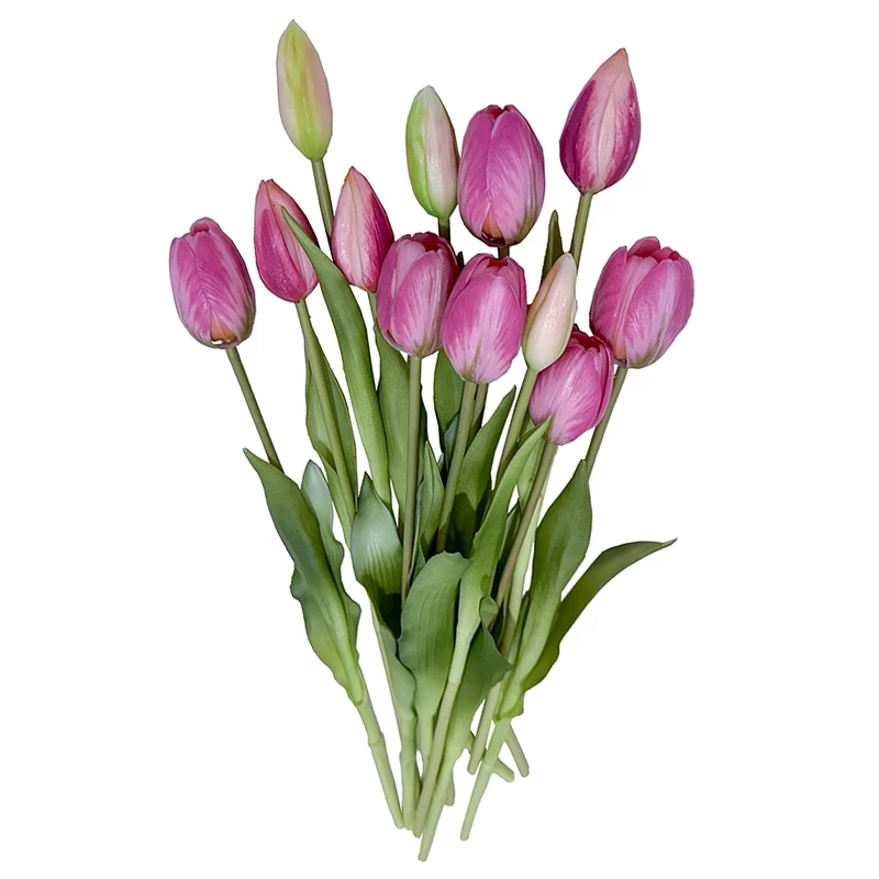 Tulipan gaveæske, 40cm, 12 stk/æske, kunstige blomster