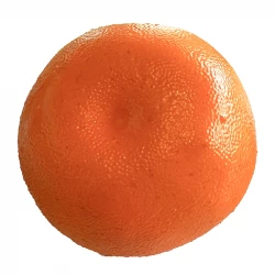 Appelsin, Ø8cm, kunstig frugt
