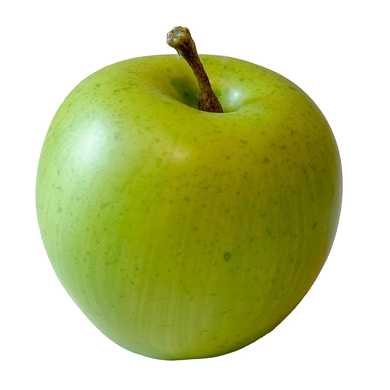 Æble, Grøn, 5cm, kunstig frugt