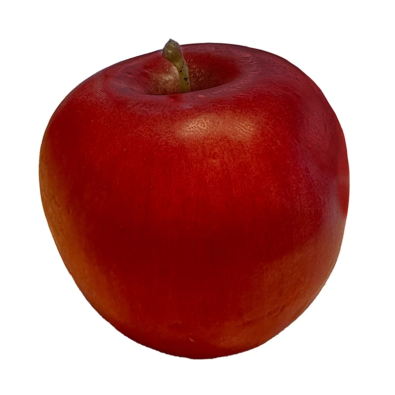 Æble, Rød, 8cm, kunstig frugt