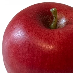Æble, Rød, 8cm, kunstig frugt