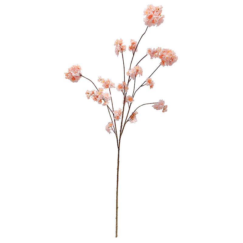 Kirsebærgren, 126cm, fersken, kunstig blomstergren