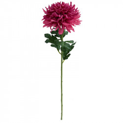 Krysantemum, 70cm, pink, Chrysanthemum, kunstig blomst