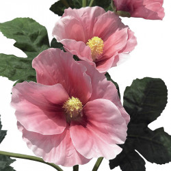 Stokrose, Alcea, 102cm, kunstig blomst