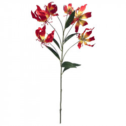 Klatrelilje Gloriosa, 90cm, kunstig blomst