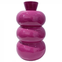 Vase i jern, 33cm, fuchsia