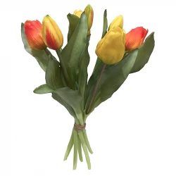 Tulipanbuket, 31cm, kunstig blomst 